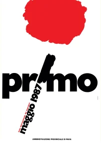 immagine per il poster di Luciano Ferro, poster per il primo maggio, 1987 (courtesy AIAP CDPG).