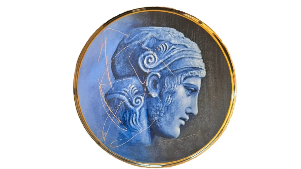 immagine per Ares - Trittico in blu