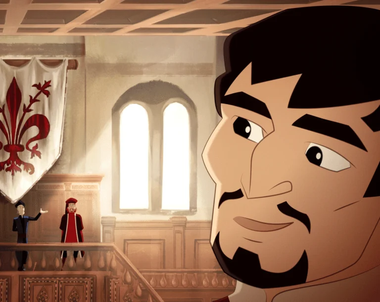 immagine per David e Io. Un corto d’animazione racconta Michelangelo e il suo David fiorentino.