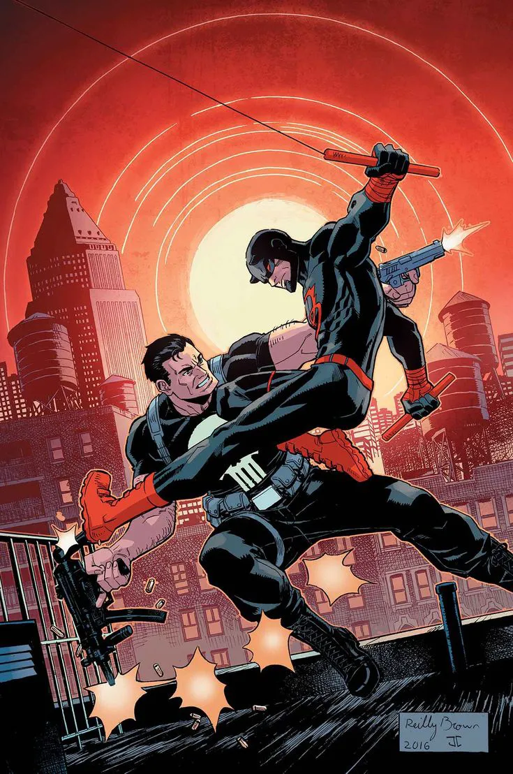 immagine per Daredevil contro The Punisher (2016) - Reilly Brown