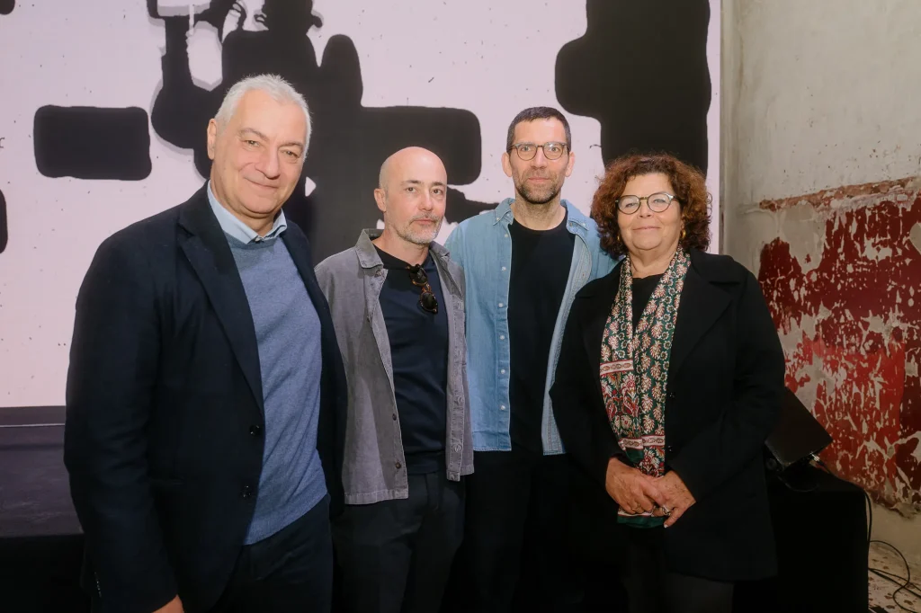 immagine per Festival Desina04 da sx Giuseppe Gaeta, Stefano Pellone, Domenico Armatore e Enrica D'Aguanno - ph 327 Studio