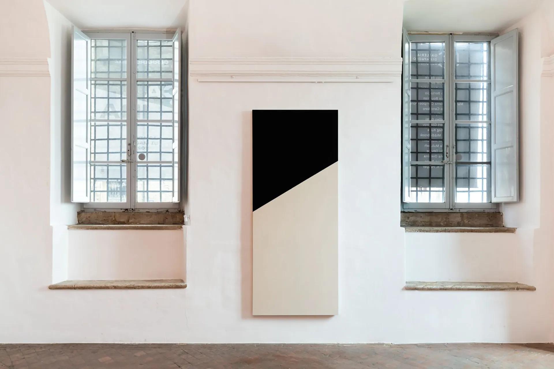 immagine per Gerhard Merz Ça Ira courtesy Galleria Giampaolo Abbondio 2025
