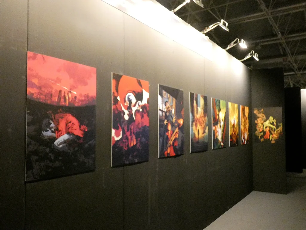 immagine dell' Allestimento mostra su su Gigi Cavenago. Ph Flavio Martusciello