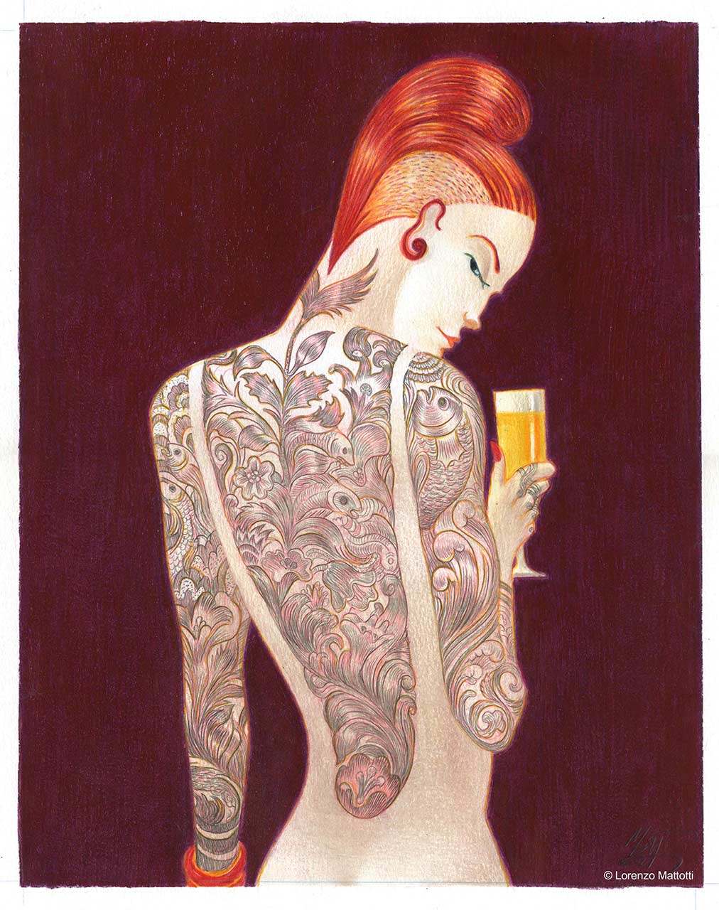 immagine per Lorenzo Mattotti, Tatuaggio