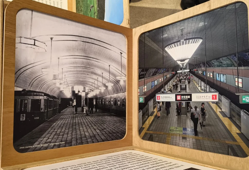 immagine per Piattaforma sotterrana della linea Midosuji della metropolitana di Osaka