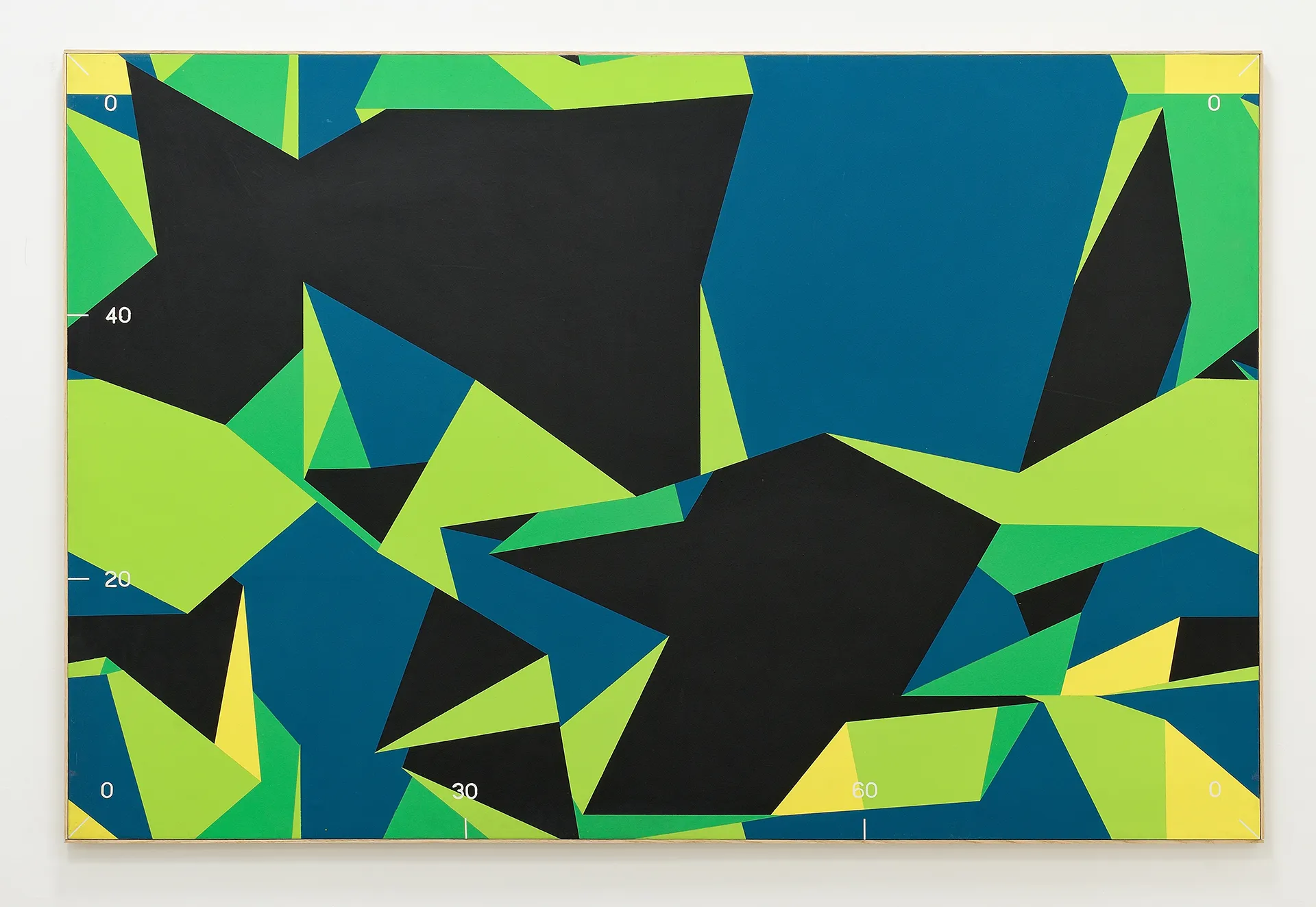 immagine per Sergio Lombardo Pittura stocastica toroidale metodo SAT 1983 courtesy Galleria unosunove