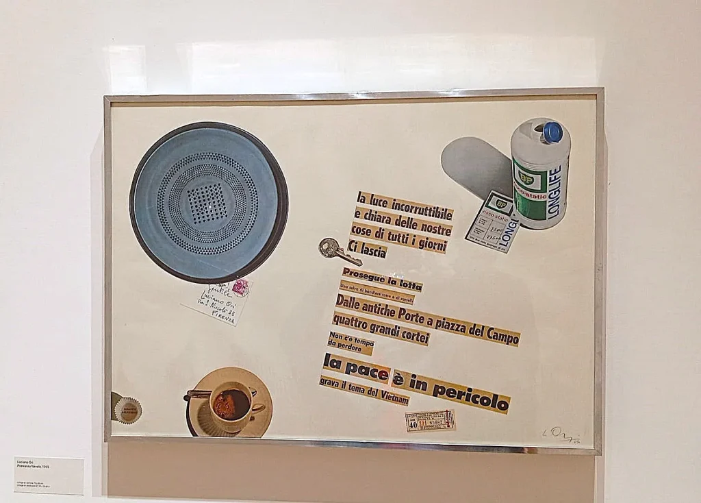 immagine per Un'opera di Lamberto Pignotti in mostra alla Galleria Tornabuoni di Roma in Passo a due, 2026