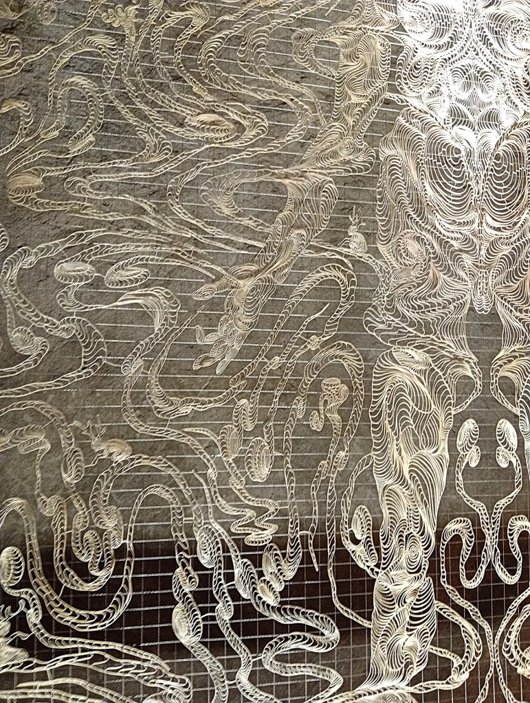 immagine per Wu Jian’an - opera (dettaglio) alla mostra Metamorphoses, Roma, 2026 -ph. Barbara Martusciello (10)