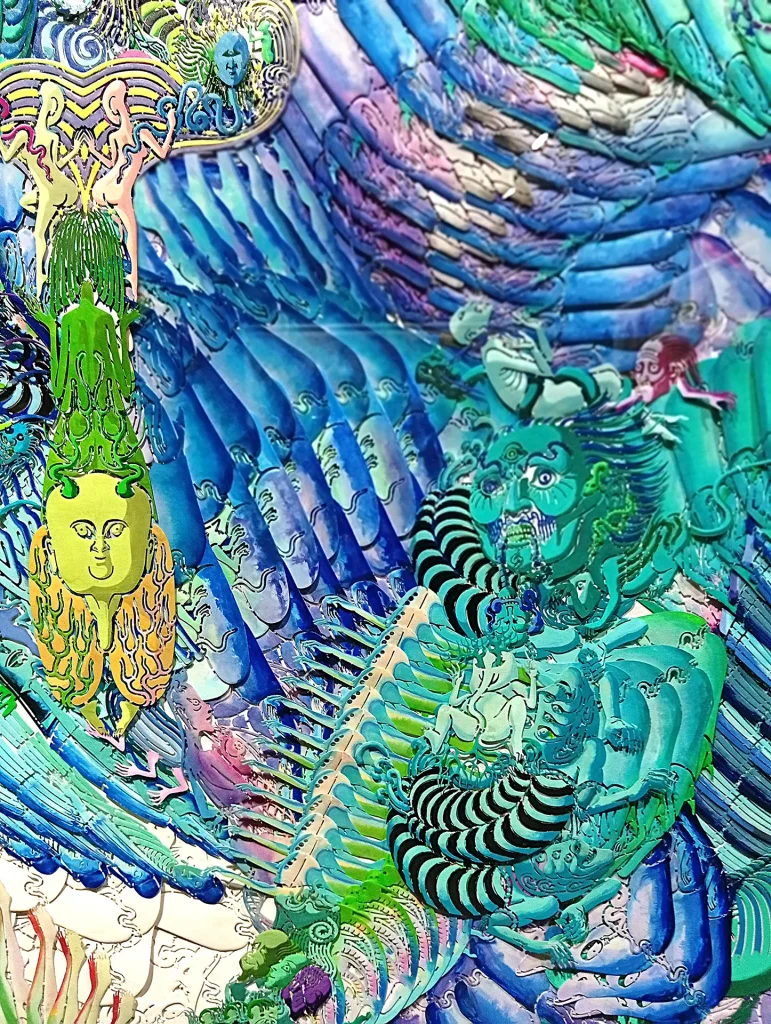 immagine per Wu Jian’an - opera (dettaglio) alla mostra Metamorphoses, Roma, 2026 -ph. Barbara Martusciello (5)