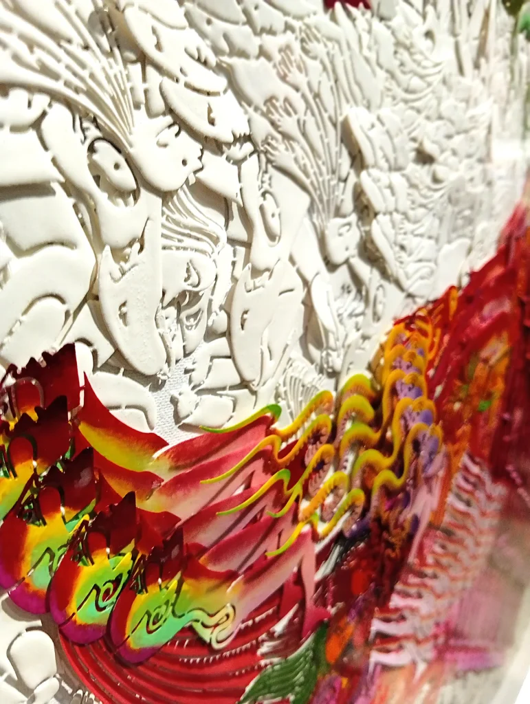 immagine per Wu Jian’an - opera (dettaglio) alla mostra Metamorphoses, Roma, 2026 -ph. Barbara Martusciello (6)