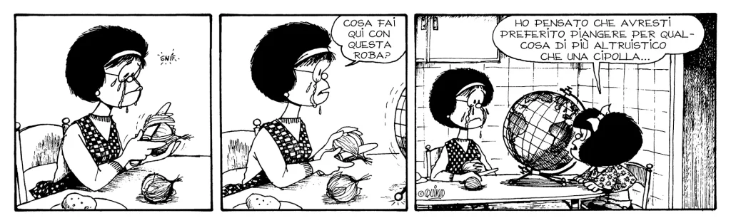 immagine per Mafalda, Quino - strip