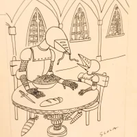 immagine per Medioevo Disegno di ettore Scola