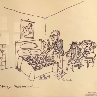 immagine per Moderno - Gli sceneggiatori Metz e Marchesi affittavano una stanza all'hotel Moderno e disponevano sul letto le sceneggiature alle quali stavano lavorando contemporaneamente