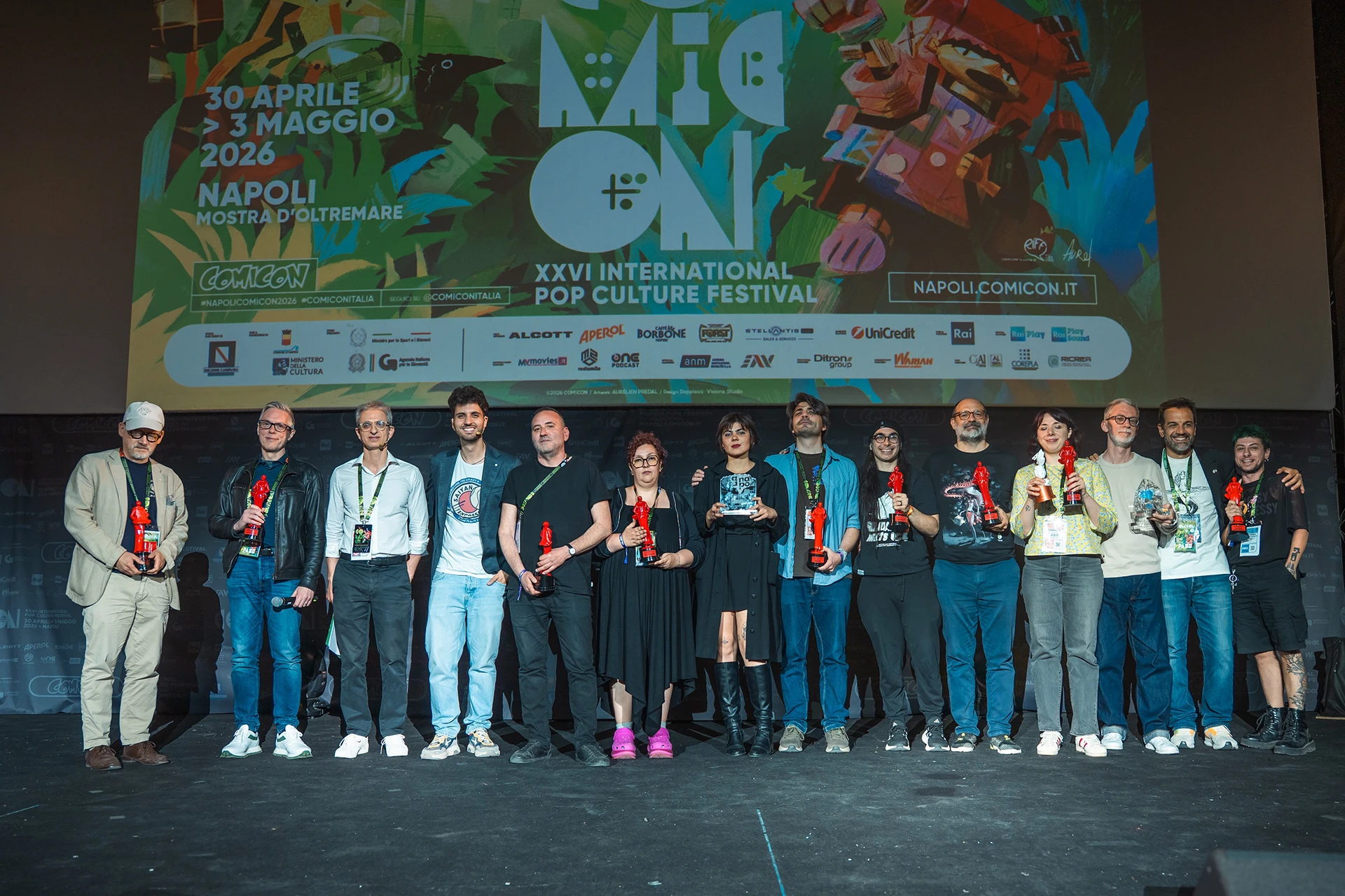 immagine per I premiati alla XXVI edizione del Comicon di Napoli. Ph. Courtesy Comicon.