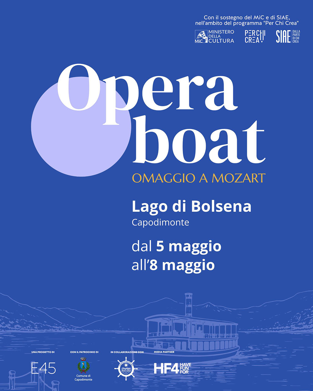 immagine per Opera Boat Omaggio a Mozart