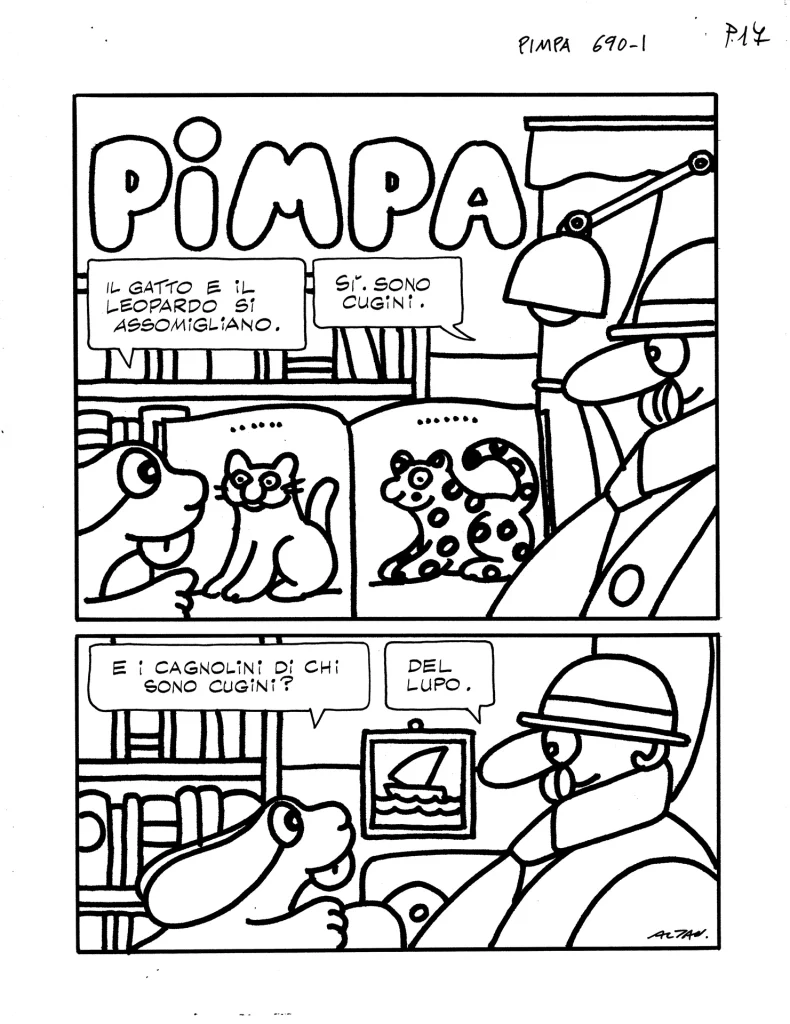 immagien per La pimpa, Altan