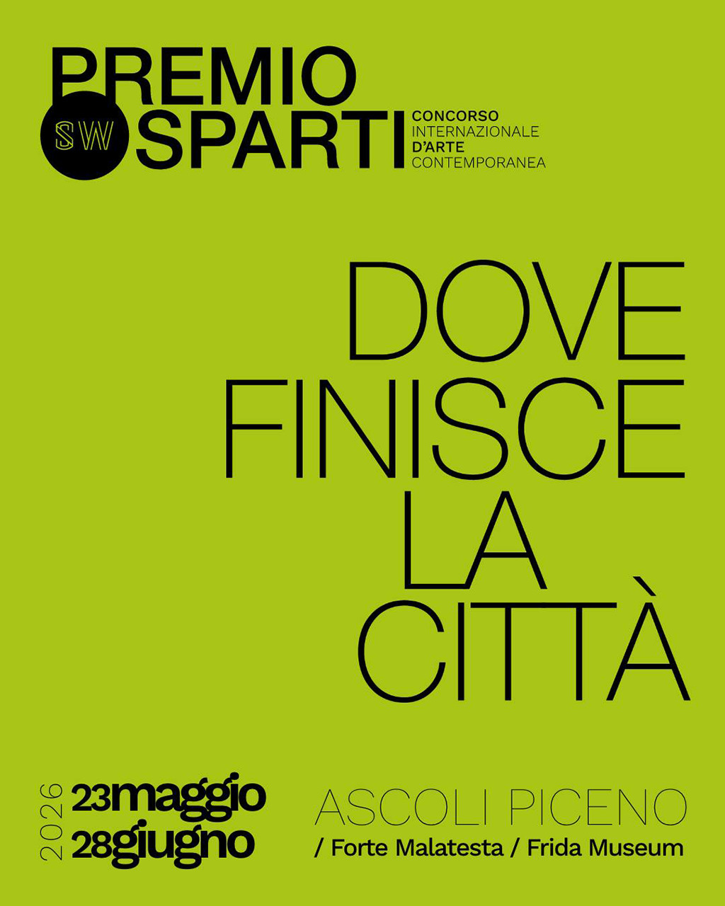immagine per Premio Sparti 2026