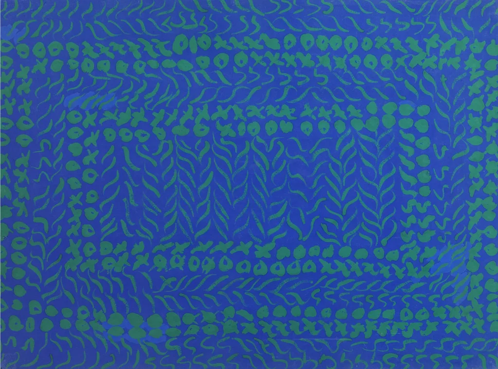 immagine per Carla Accardi, Bluverde, 1964