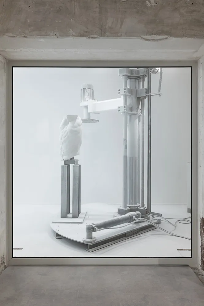 immagine per Arcangelo Sassolino, Aux abords du séisme – exhibition view, 2026, GALLERIA CONTINUA, Paris (C) Hafid Lhachmi - ADAGP Paris