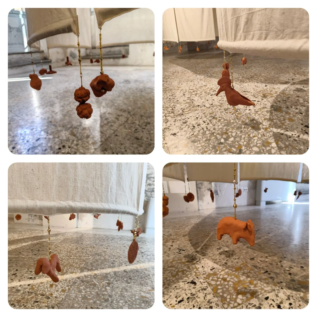 immagine per L. Orta- trame di comunità - terracotte. Foto di S. Piu