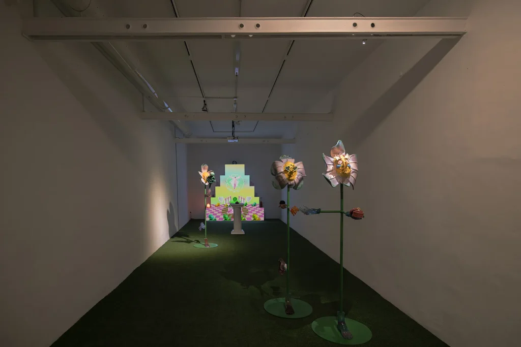immagine per Installation view ULTRA FLAT, Fondazione Pastificio Cerere 2026. Courtesy Fondazione Pastificio Cerere. Credits: Carlo Romano.