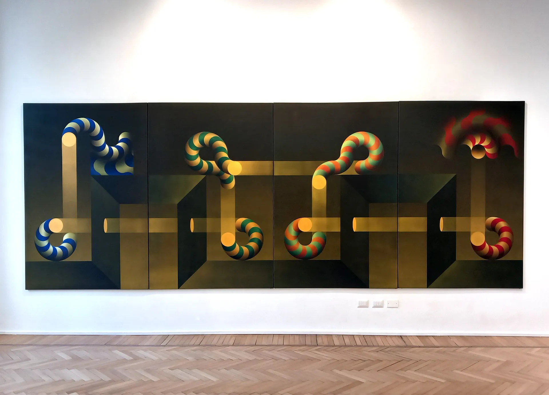 immagine per Julio Le Parc -mostra alla Galleria Continua Roma, 2024 -ph. Barbara Martusciello