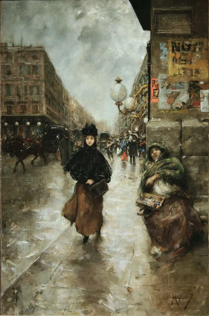 Vincenzo Migliaro, La parigina - Museo dell'Ottocento, Pescara
