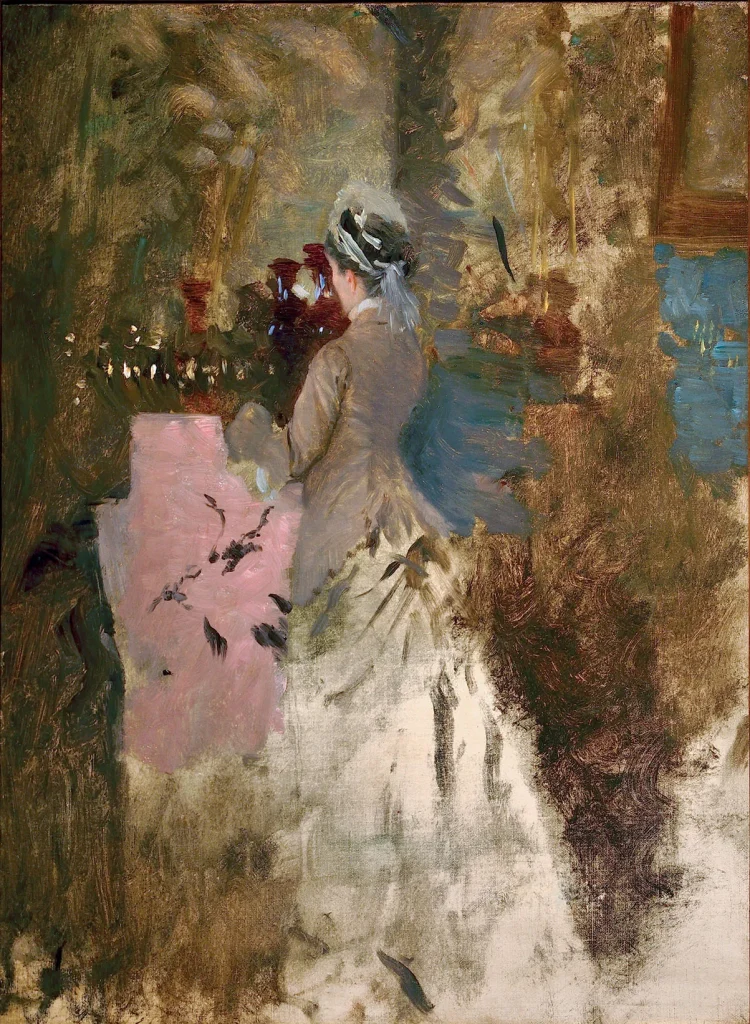 Giuseppe De Nittis, Tra i paraventi - Museo dell'Ottocento, Pescara