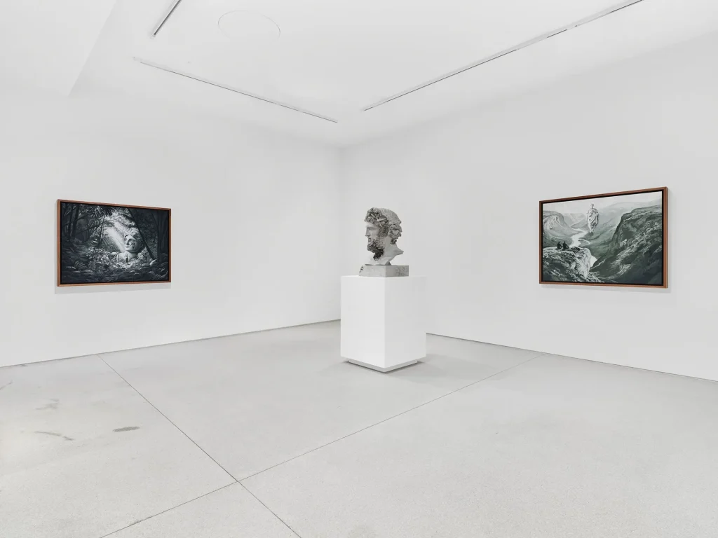immagine per Views of Daniel Arsham’s exhibition ‘Time Fold’ at Perrotin London, 2026. Photo: Eva Herzog. Courtesy of the artist and Perrotin