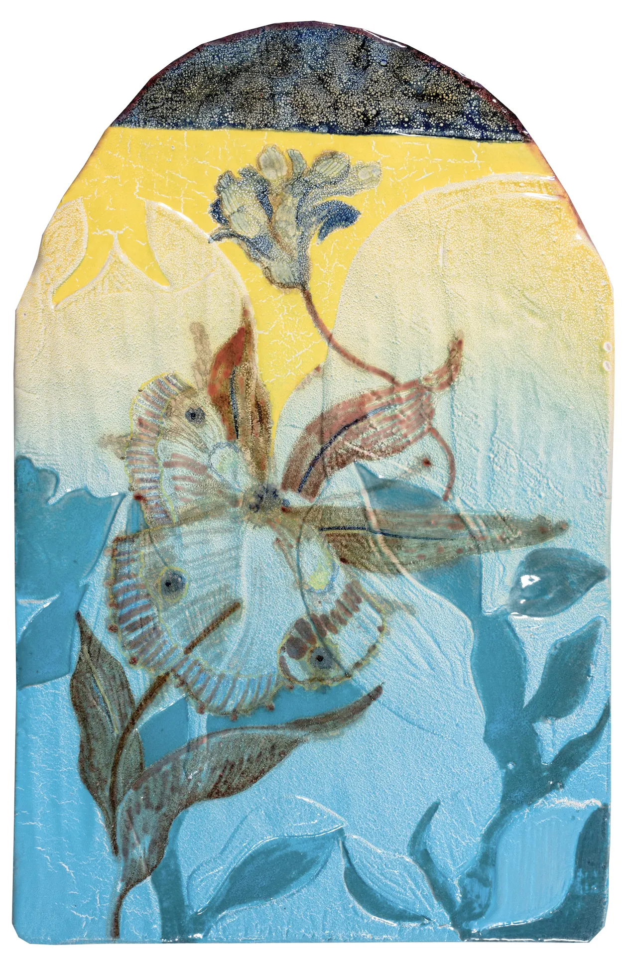 immagine per Alessandro Roma, s.t., 2025, ceramica smaltata, 28x44cm