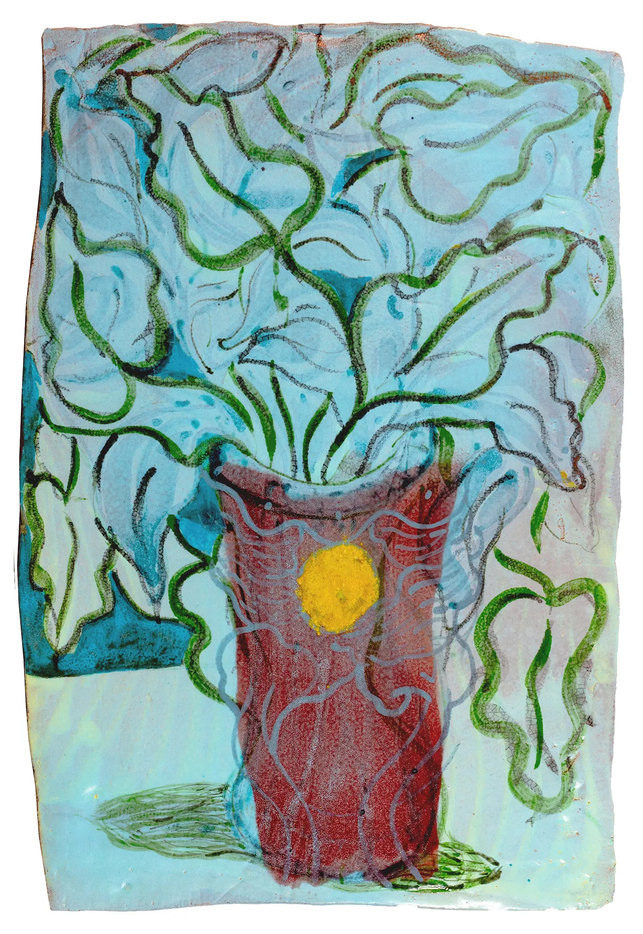 immagine per Alessandro Roma, s.t., 2025, ceramica smaltata, 38x57 cm