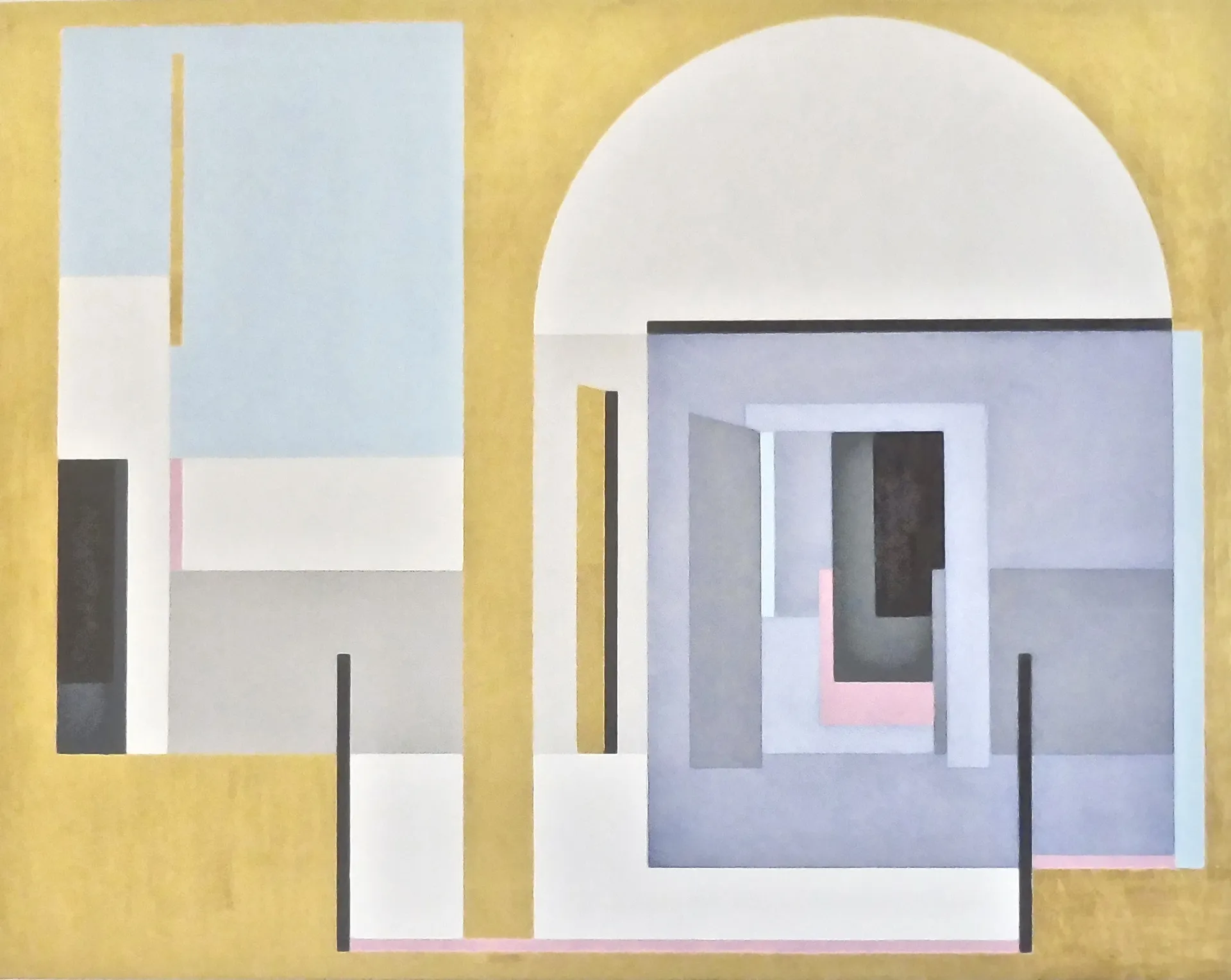 immagine per Cinzia Fiorese, CARPACCIO - ANNUNCIAZIONE, 2025, tempera, oro, grafite su tavola, 41 x 53 сm