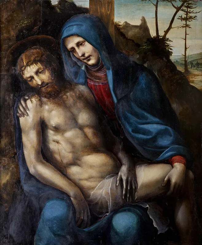 immagine per (Foto 8, courtesy of Galleria Borghese) Sodoma, Pietà, 1535-1540 circa; olio su tela, Roma, Galleria Borghese
