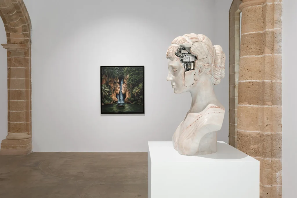 immagine per Daniel Arsham, Eroded Horizon installation view, Baró Galeria, Palma di Maiorca. Courtesy of the artist and Baró Galeria.