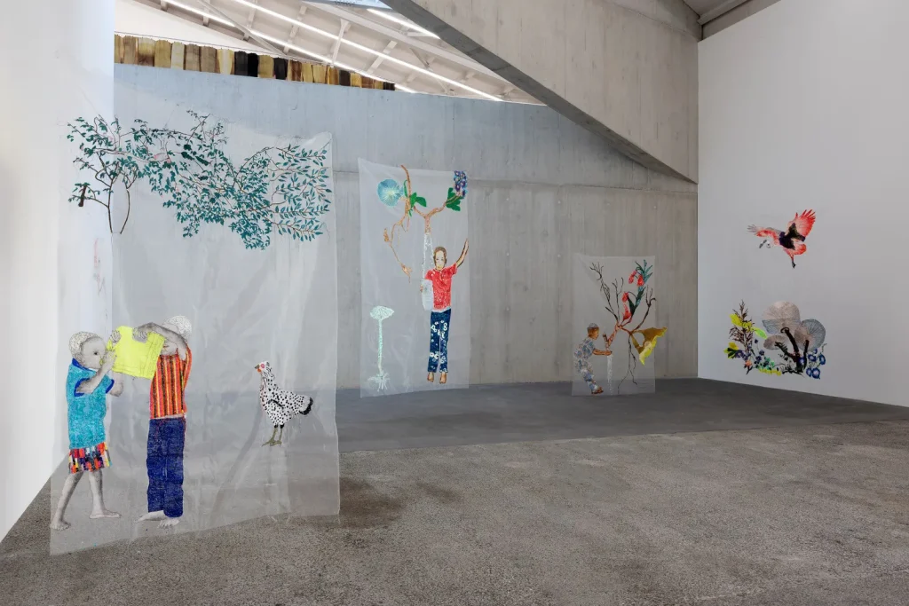 immagine per Installation view alla Kunsthaus Baselland 2025. Ph Gina Folly