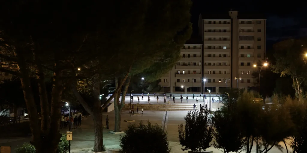 immagine per Kepler 452, Lapsus Urbano, piazzale Adriatico, 2020, foto Salvatore Laurenzana per Città delle 100 scale festival