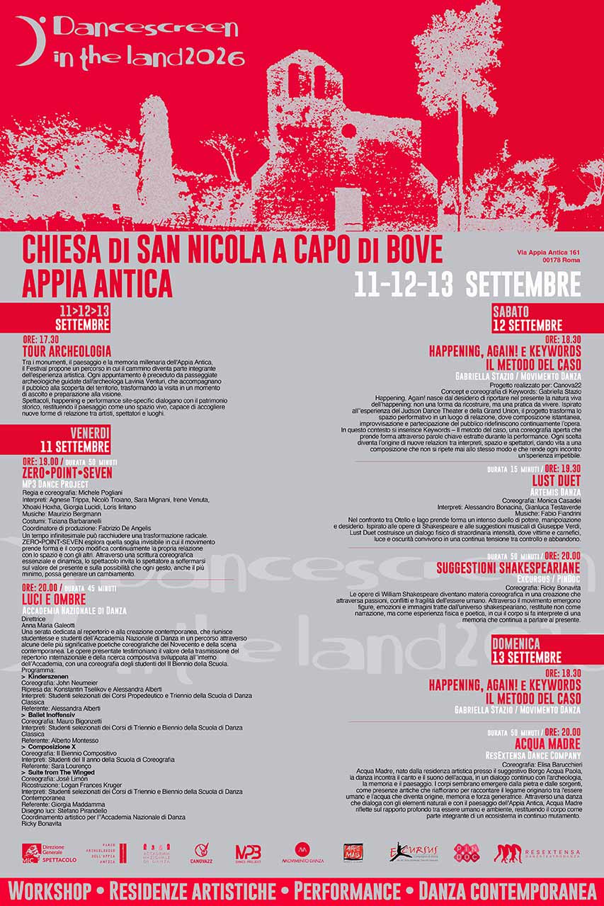immagine per Dancescreen in the Land 2026