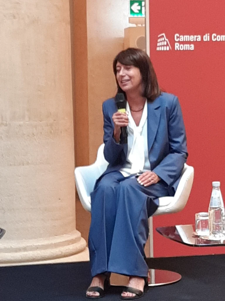 immagine per Roberta Angelilli, Vicepresidente della Regione Lazio, alla presentazione della 37ª edizione del Romics. Ph. Luca Martusciello