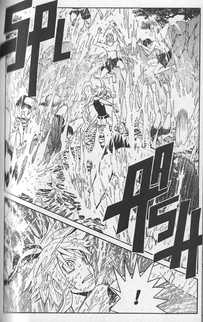 Immagine per 5. Una delle ipercinetiche tavole di Assassination Classroom, di Yūsei Matsui, dall'edizione italiana Panini Comics