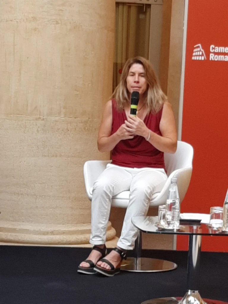 immagine per Alessia Pieretti, Consigliere della Città Metropolitana di Roma Capitale, alla presentazione della 37ª edizione del Romics. Ph. Luca Martusciello