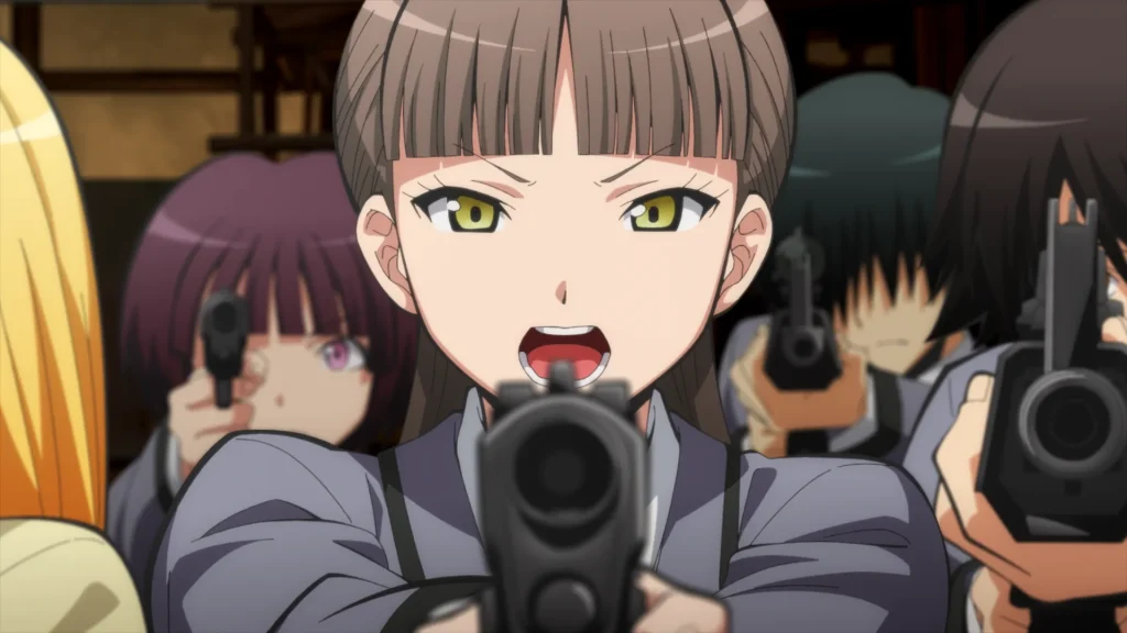 Immagine per Gli alunni tentano di uccidere Korosensei, da Un frame del film Assassination Classroom - L'ora di tutti noi. Ph courtesy Eagle Pictures e Yamato Video