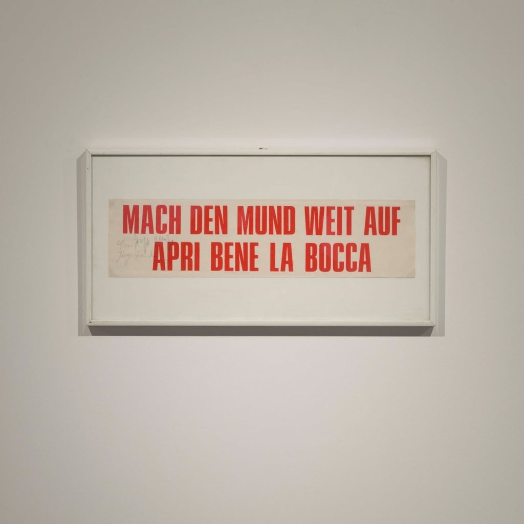 immagine per Joseph Beuys - Apri bene la bocca (1978)