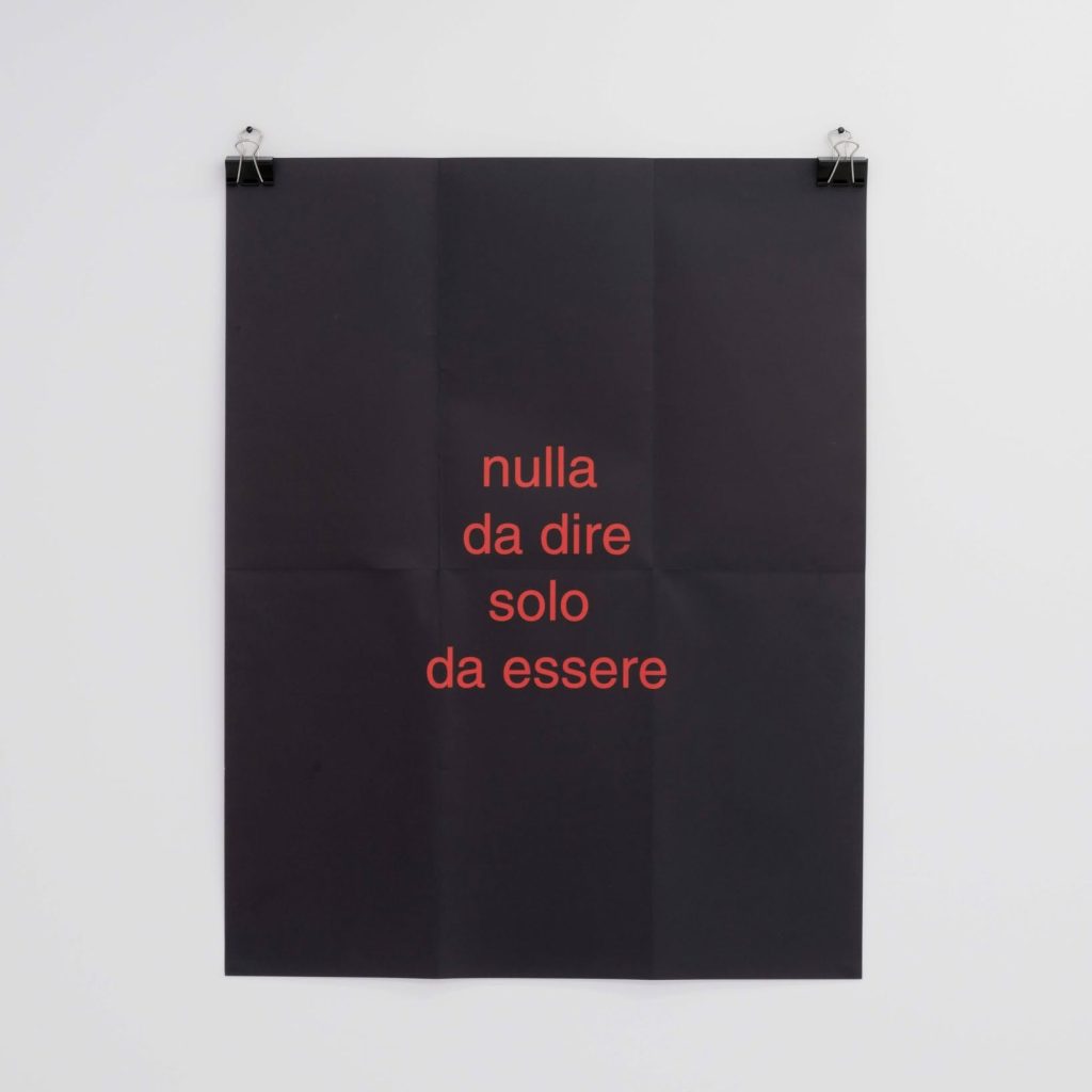 immagine per Luca Vitone – Nulla da dire solo da essere (2004)