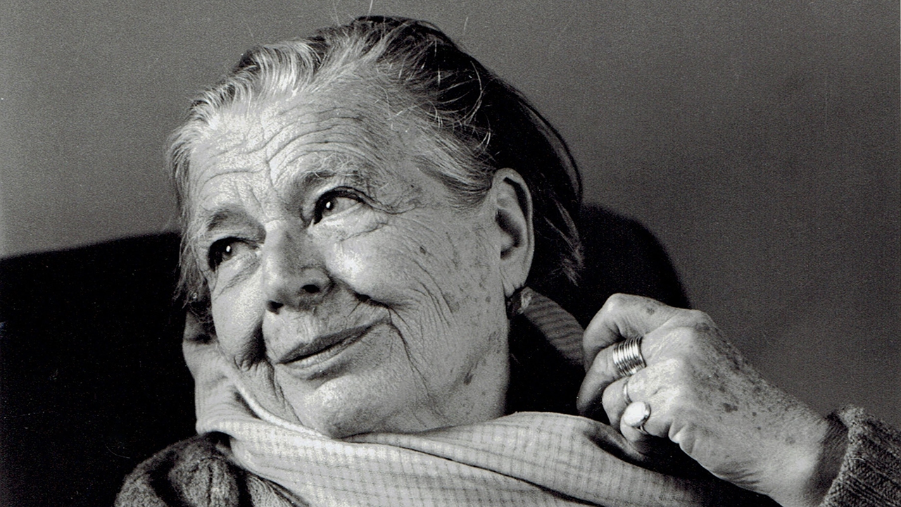 immagine per Marguerite Yourcenar nel 1982, foto di foto De Grendel Bernhard. Licenza: CC BY-SA 4.0