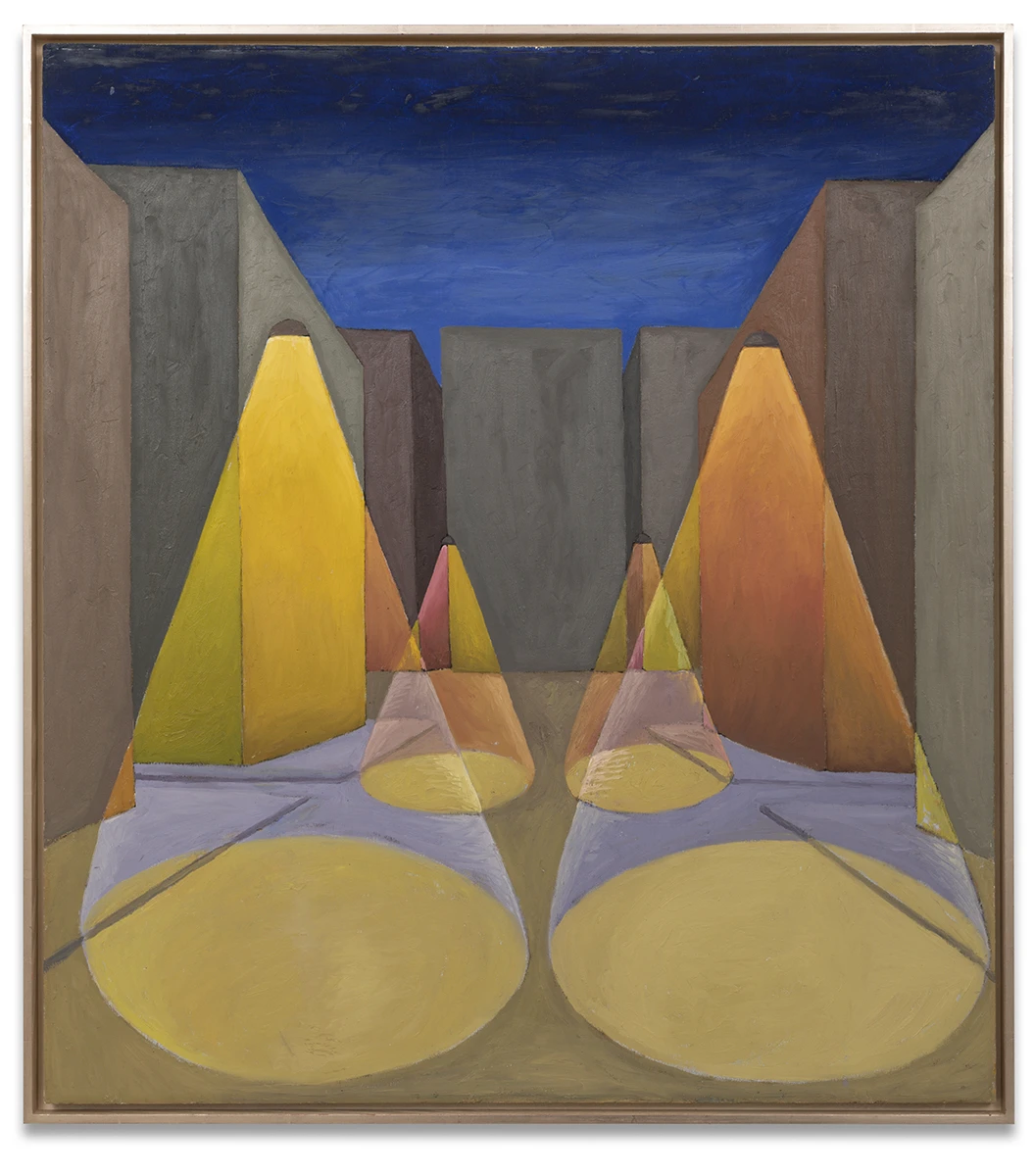 immagine per Salvo, Untitled, 1980Oil on wood 101 × 90 cm | 39 3/4 × 35 3/8 inches © Archivio Salvo Courtesy Archivio Salvo and Sprüth Magers Photo: Sebastiano Pellion di Persano