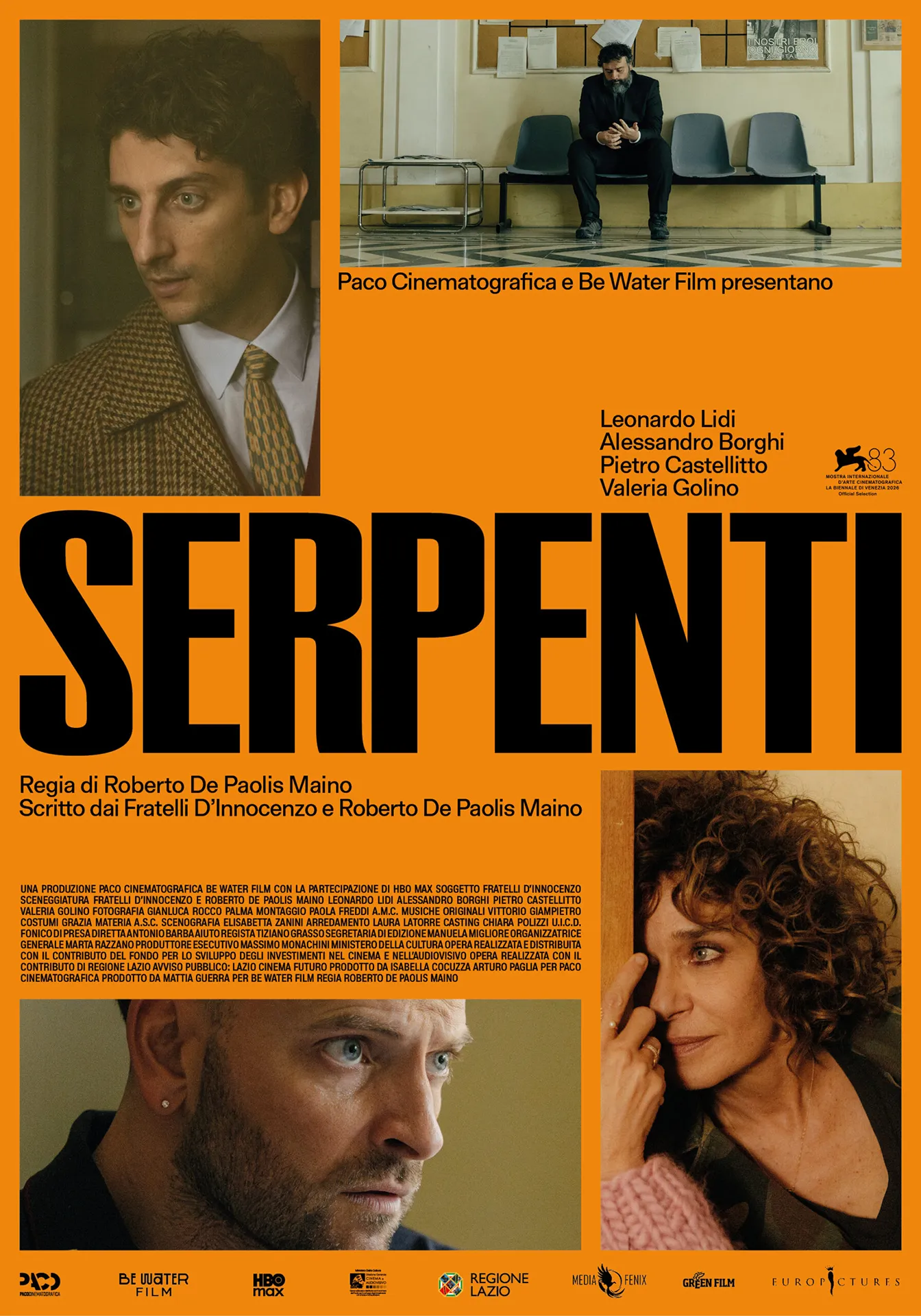 immagine per Serpenti, di Roberto De Paolis - manifesto