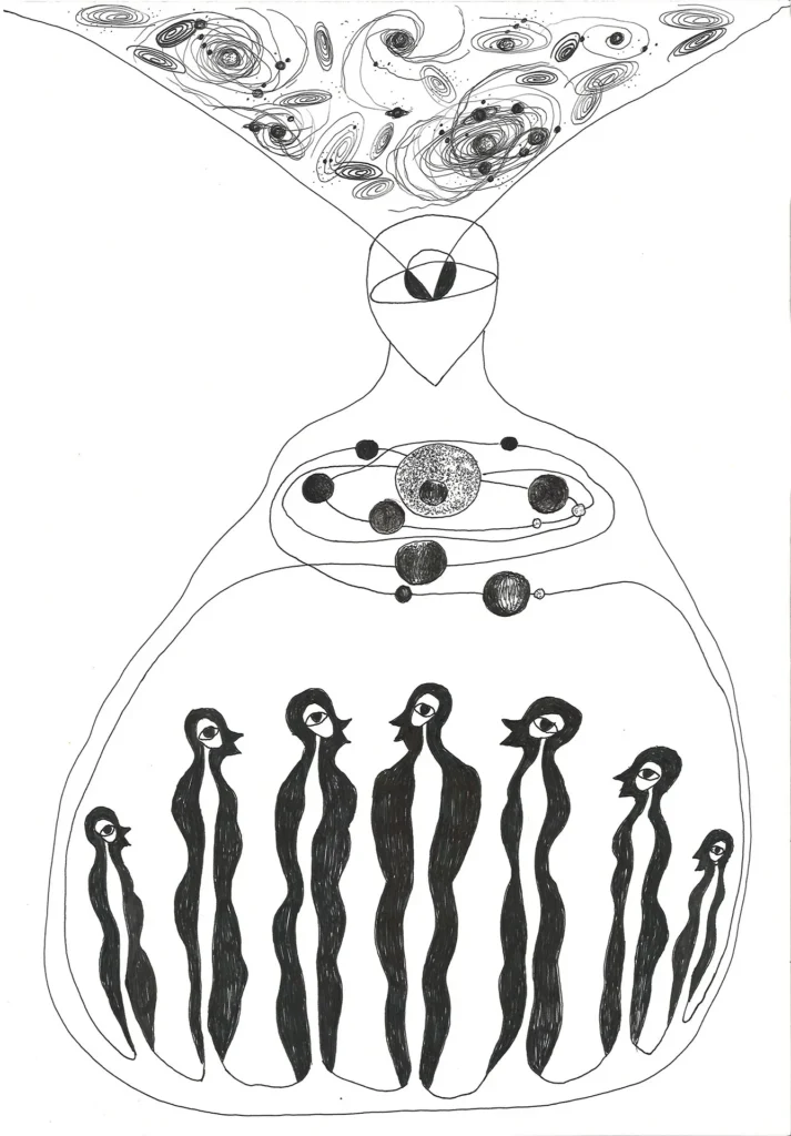 immagine per Carlos Martiel, Soy porque somos (I Am Because We Are), 2026. Ink on paper. Courtesy of the artist.
