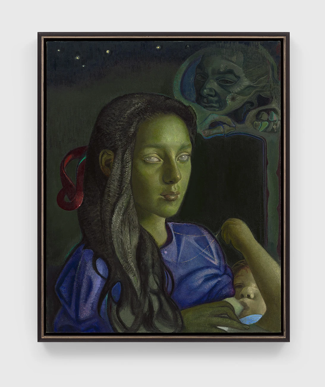 immagine per Victor Man, Maternity (Curve Delle Anime), 2025, olio su tela / oil on canvas.© Victor Man. Courtesy the Artist, Galerie Max Hetzler and David Zwirner. Photo: def image