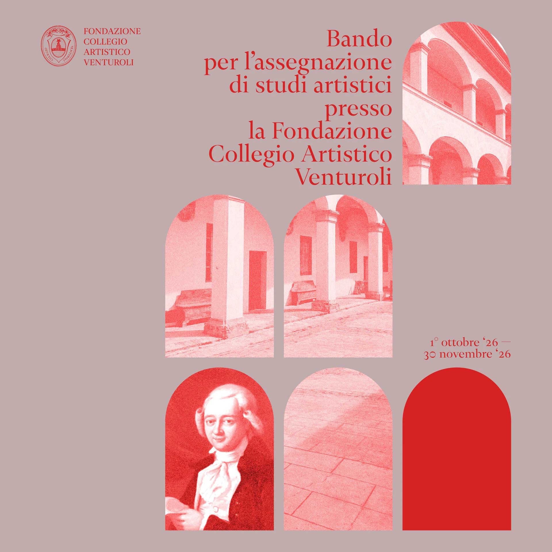 immagine per Bando per l’assegnazione di quattro studi artistici. Fondazione Collegio Artistico Venturoli di Bologna
