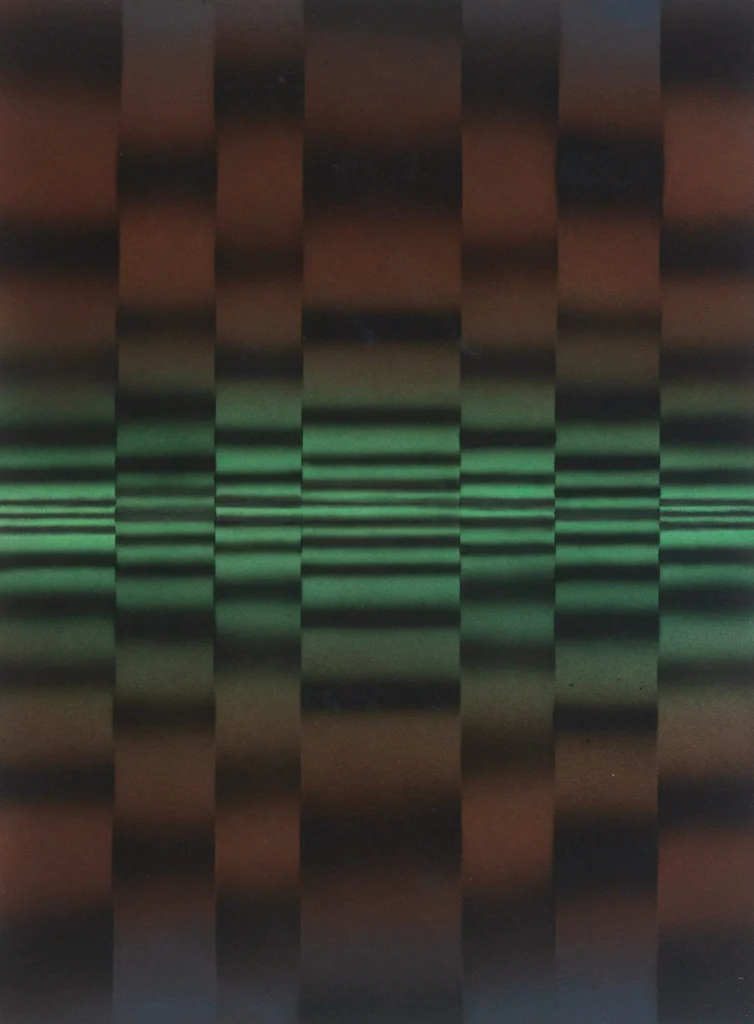 immagine per Igor Kubik, Interference, 30 × 40 cm, oil on paper, 2025